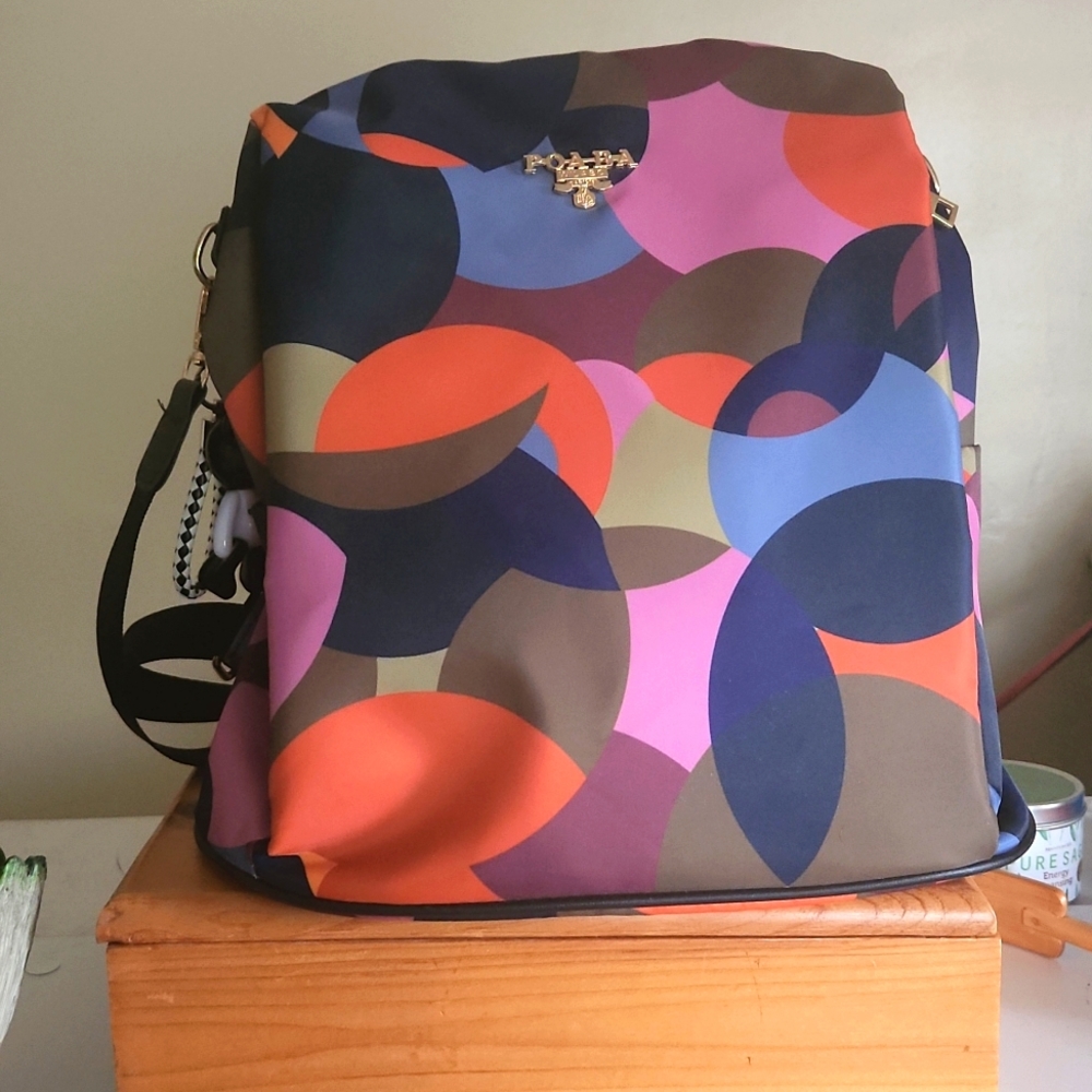 Poaba Multi-colored Backpack